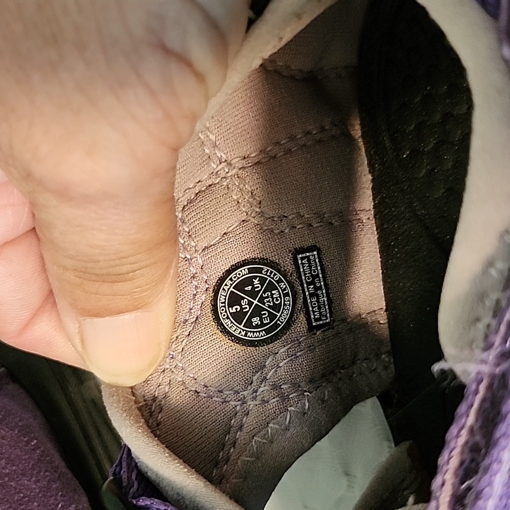 Keen Newport H2 Waterproof Comfort Hiking Sandals Womens Purple Gray US Size 5 - Picture 4 of 5